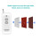 2CH 433MHz Remote Controller, 1000m Range, Portable Key Fob – Compatible with XXX 3