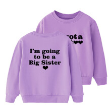Hoodies en sweatshirts voor meisjes, wintertops met lange mouwen, sweatshirt met letterprint voor kinderen