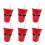 6 Cups Christmas Themed Beverage Cups for Holiday 3