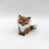 Handcrafted Realistic Cuddly Foxes Shaped Ornament-brown No. 1 4
