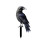 Πάσσαλος Black Crow 11,8" για εξωτερικό κήπο, αυλή, Halloween και χριστουγεννιάτικο δέντρο – 2