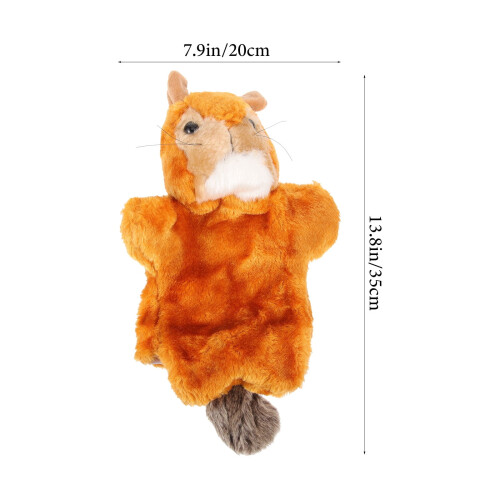Rollenspiel-Tierpuppen, Eichhörnchen-Handpuppe, 1 Set 1