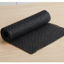 Non-Slip Rug Pad 2 x 5 Feet Extra-Thick Black