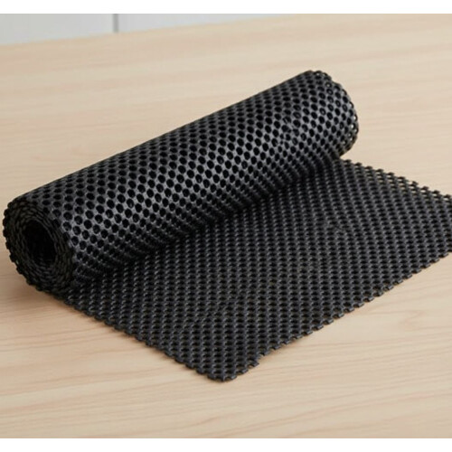 Non-Slip Rug Pad 2 x 5 Feet Extra-Thick Black