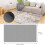 Non-Slip Rug Pad 2 x 5 Feet Extra-Thick Black 2