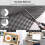 Non-Slip Rug Pad 2 x 5 Feet Extra-Thick Black 5