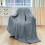 Jacquard fleece tæppe 70x100cm 4