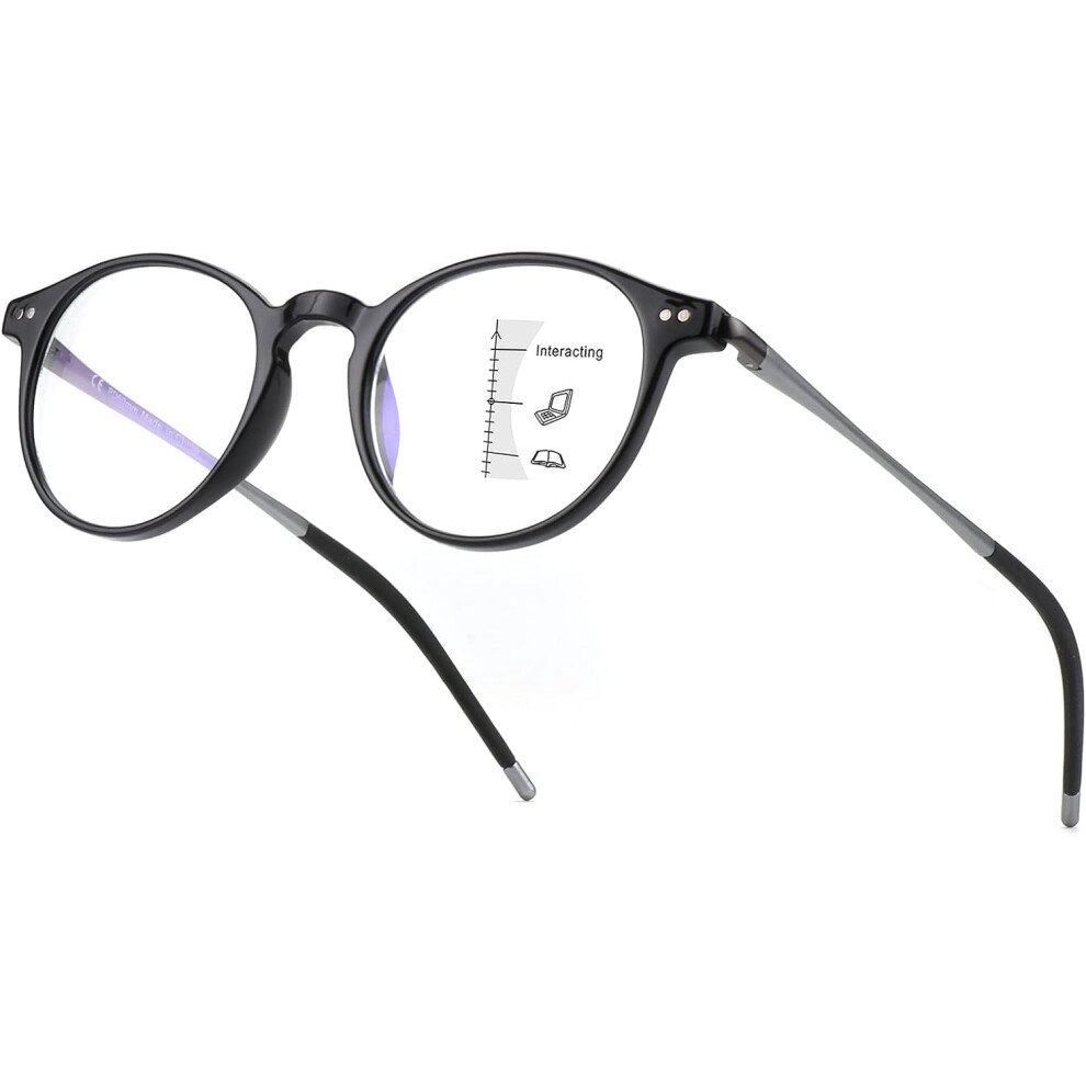 Ultralight Progressive Reading Glasses Blue Light UV
