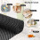 Non-Slip Rug Pad 2 x 5 Feet Extra-Thick Black 7