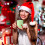 Verres à pois sur le thème de Noël 3