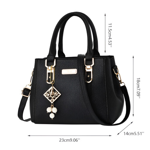 Γυναικεία δερμάτινη τσάντα tote casual μεγάλης χωρητικότητας 1