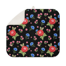 Covoraș de uscare a vaselor din microfibră Pioneer cu imprimeu floral, pachet de 1 buc., ultra absorbant, 40x45 cm