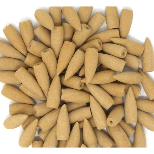 (100 Pack) Natural Backflow Incense Cones