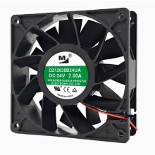 120mm 24V DC Cooling Fan  Airflow Low Noise for Inverter Efficient Heat Dissipation