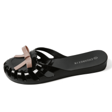 Lässige Damen-Jelly-Sandalen, atmungsaktiv, rutschfest, flache Strandsandalen für Damen, bequeme Wasserschuhe für Pool und Outdoor