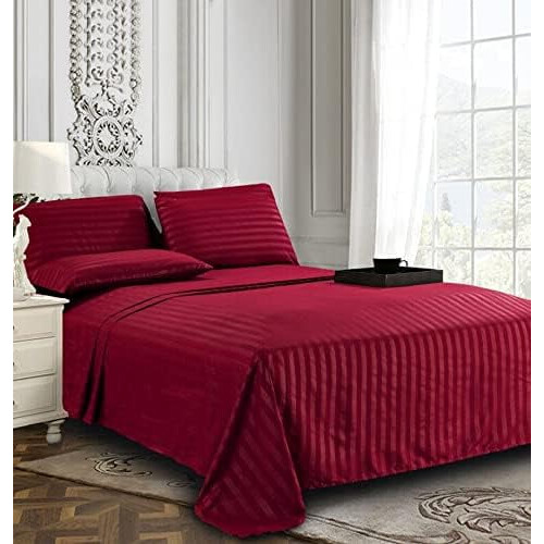 Ensemble de draps de luxe en microfibre pour lit Queen, 6 pièces 2