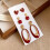 Women's Earrings Set Silver Posts Lightweight Acrylic 3 4
