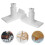 TOYMYTOY Walker Accessories Glides 4Pcs White Plastic 3