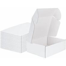 6x4x2 weiße Versandkartons, 75er-Packung