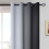 Cortinas opacas com efeito degradê cinza-preto, 52x45 3