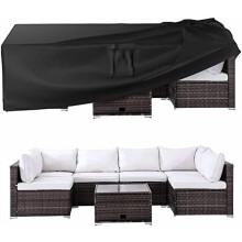 Odolný vodeodolný kryt na záhradný nábytok 600D – 281 x 181 x 72 cm, kompatibilný s vonkajšími stolmi a stoličkami