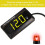 2 τεμάχια ψηφιακό βολτόμετρο DC5-30V, οθόνη LED 12V, αδιάβροχο μετρητή τάσης για 2