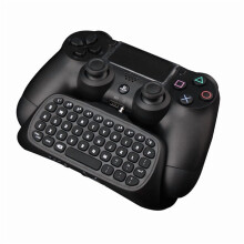PS4 Wireless Gaming Keyboard – 2.4G RF, Compact, Easy Pairing, Compatible with DualShock 4 for Chat & Typing