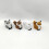 Handcrafted Realistic Cuddly Foxes Shaped Ornament-brown No. 1 5