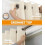 White Blackout Thermal Curtains with Grommets, 2 Panels, 3