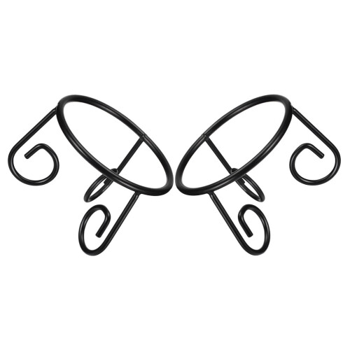 Metalljordklotsställ för kristallkulor – 2-pack