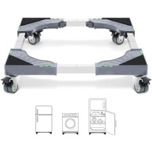 Appliance Dolly Cart with4Locking Twin Wheels – Adjustable Furniture Mover for Washer, Dryer, Fridge, Laundry Pedestal