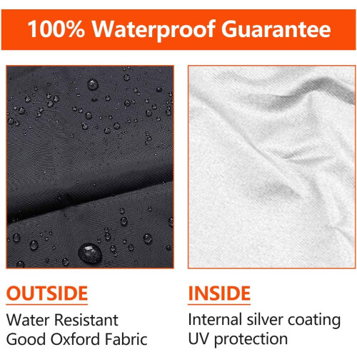 Capa impermeável redonda para fogueira, serve para fogueiras ou braseiros de 22/24/26/28 polegadas, 28 polegadas. 2