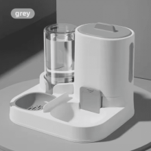 Comedero y bebedero dos en uno para gatos y perros. Dispensador de agua y comida para mascotas. Comedero para gatos. Artículos para mascotas.