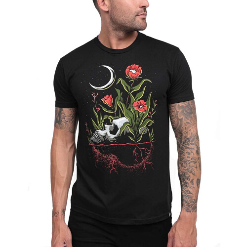 Herregensere med grafisk design, «Final Rest», S–4XL