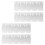 Support mural pour brosse à dents électrique, lot de 4, blanc PP 3