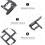 Xing3PCS Hard Drive Bracket Pull Type 3.5inch 2.5inch Hard Disk Mounting 6