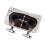 Silver Drum Connector Durable Tom Cymbal Base Clamp for Drum Setup 5