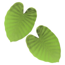 2Pcs Leaf Shaped Placemats Monstera Tropical Palm Leaves Home Kitchen Table Decor