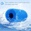 Pool Filter Sponge Filter Sponge For Hot Tub Filter Reusable Washable Filter Foam Sponge Filter,Plastic,Blue,32g 4
