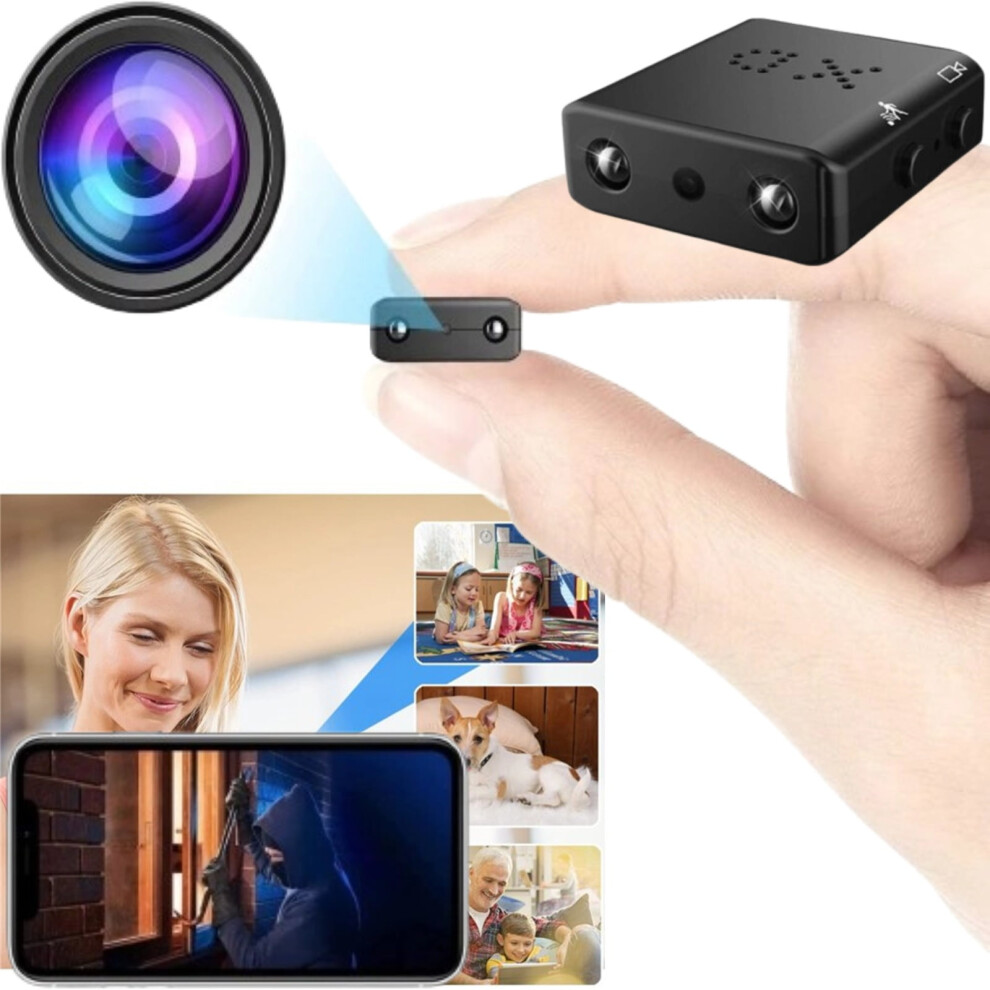 4K Mini Security Camera Set (3Pcs), No Wi-Fi Needed, Indoor/Outdoor, Night Vision, Motion Detection, Remote Via App Â Compatible With Smart Home 9426043849047