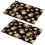 Set de 2 sets de table à motifs floraux, 45,7 x 30,5 cm, PVC 1