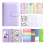 Caderno A6Macaron em couro PU com estojo com zíper 2