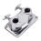 Silver drum connector cymbal base clamp 1 pc 4