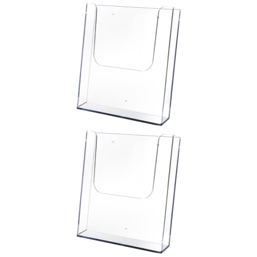 2er-Pack Schreibtisch-Prospekthalter, Büro-Dateimanager, Premium-Material