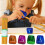 Plastic Colored Transparent Pencil Sharpener and Pencil Set - 4pc Pencil Sharpener and 10pc Pencil 8