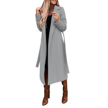 Casual damesjasjes, wollen jassen, blouses, lange jassen, slanke elegante trenchcoats, bovenkleding voor dames