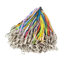 100 piezas de dijes para correas de cordón, cordón con cierre de langosta, suministros para hacer joyas de llaveros y teléfonos, lazos y baratijas