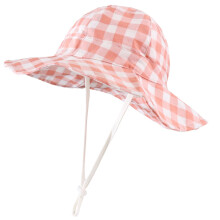 Chapéu de Sol Infantil para Bebês e Crianças, Chapéu de Sol para Meninos e Meninas, Chapéu de Praia Ajustável com Aba Larga, Estilo Balde,