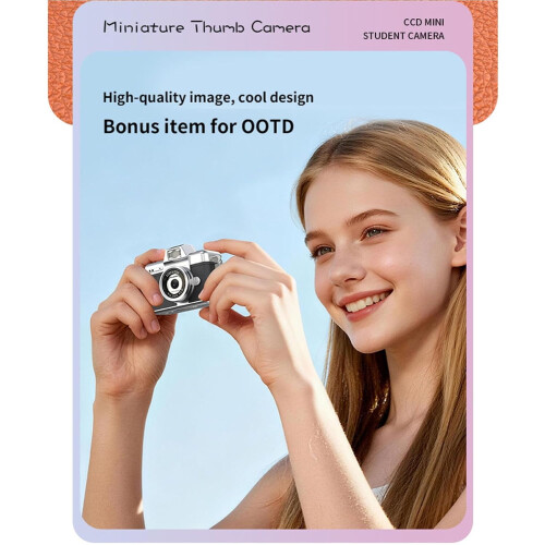 Mini câmera digital com tela LCD de 1,47 polegadas, câmera de chaveiro 1080P com flash embutido e memória de 32 GB para viagens e fotografia do 1