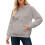 Weihnachtspullover und -sweatshirts für Damen – Warme, weich gefütterte, locker sitzende Pullover in Unifarben 1